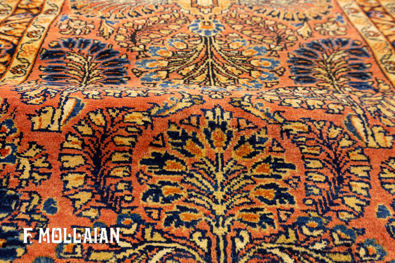 Antique Persian Small Saruk Rug n°:53259718